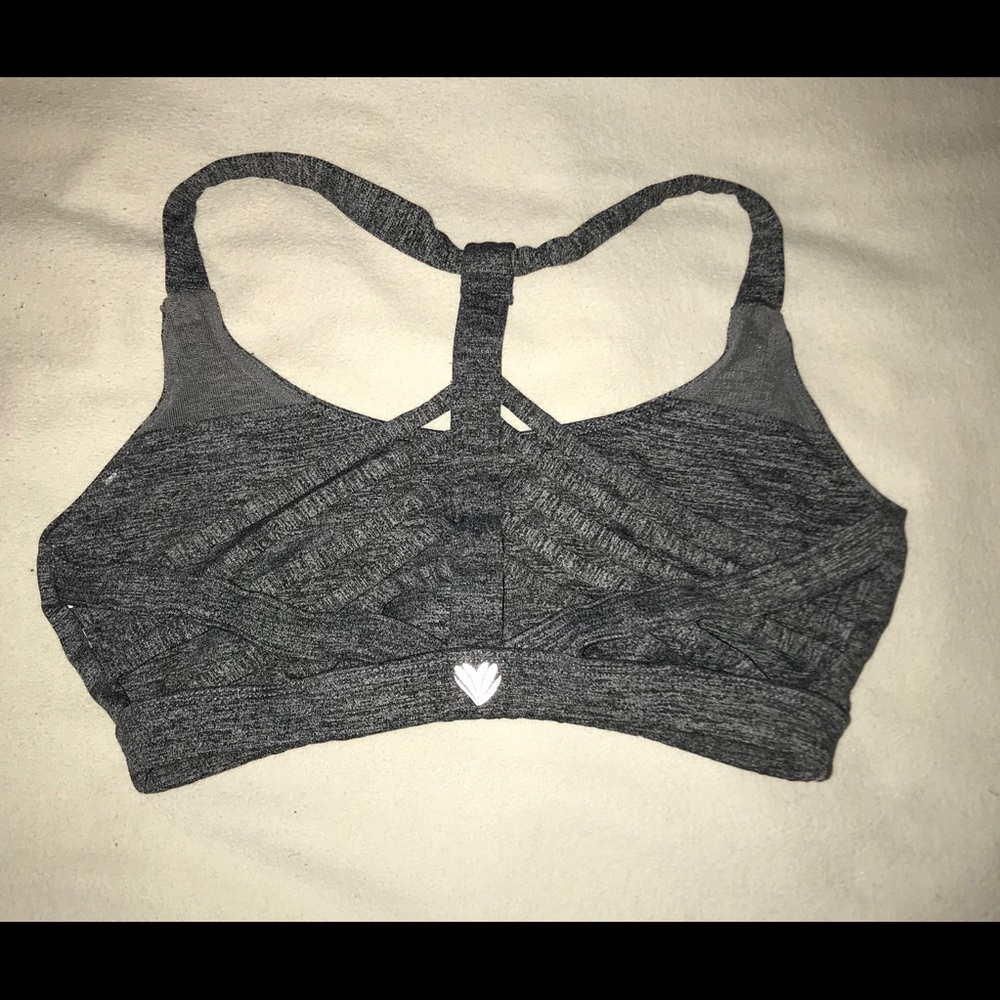 Strappy sports bra